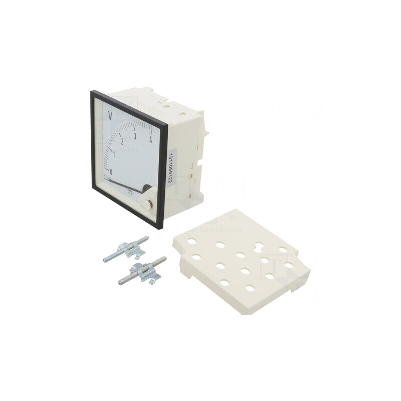 Voltmetru Panou VDC 0-4V Clasa 1.5 Umax 600V 95mm | Electronic-mag.ro | Componente Electronice