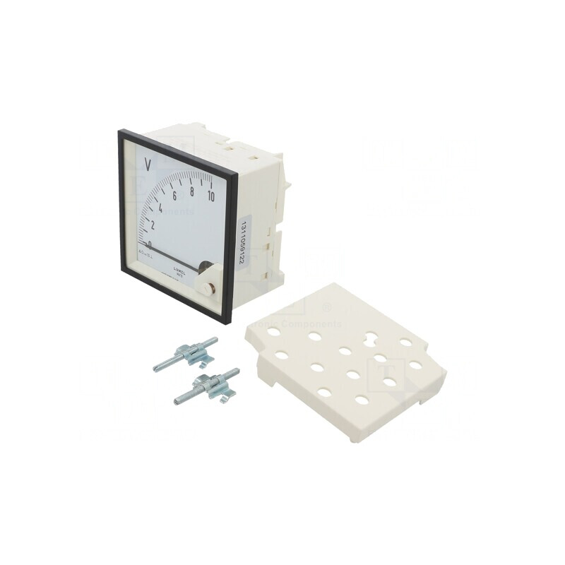 Voltmetru Panou VDC 0-10V 96x96mm | Electronic-mag.ro | Componente Electronice