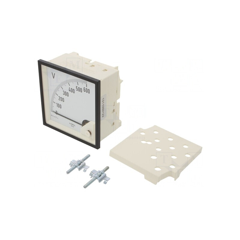 Voltmetru Panou VDC 0-600V 96x96mm | Electronic-mag.ro | Componente Electronice