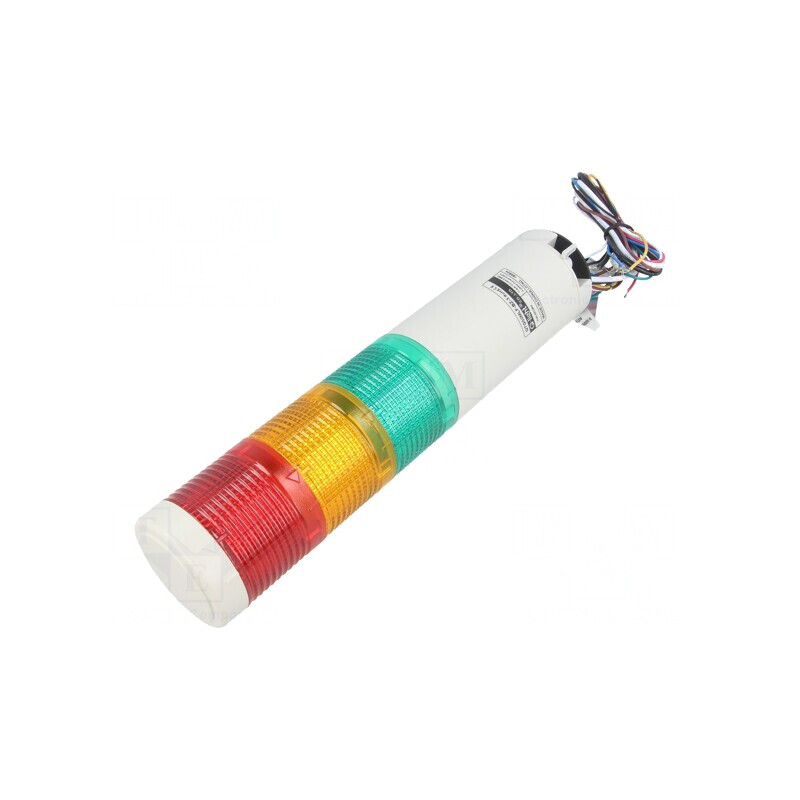 Coloană de Semnalizare LED Roșu/Ambră/Verde 24V | Electronic-mag.ro | Componente Electronice