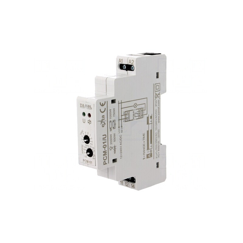 Timer Programabil SPDT 250VAC/16A 12-240V PCM-01/U | Electronic-mag.ro | Componente Electronice