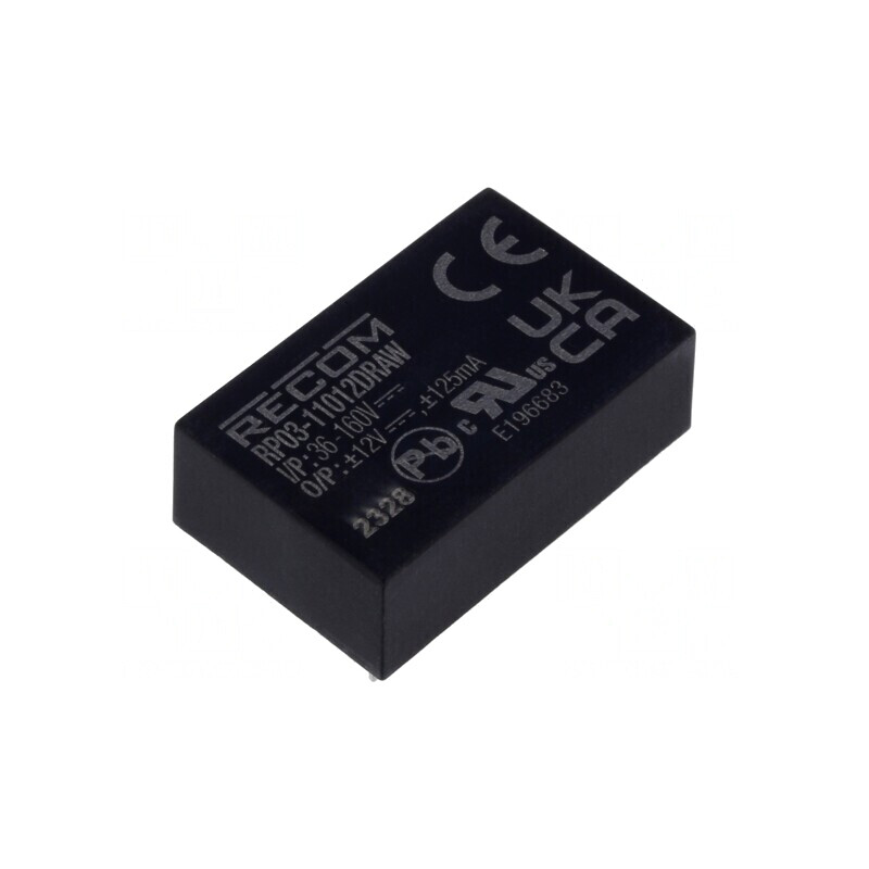 Convertor DC/DC 3W 36-160V la 12V 12V | Electronic-mag.ro | Componente Electronice