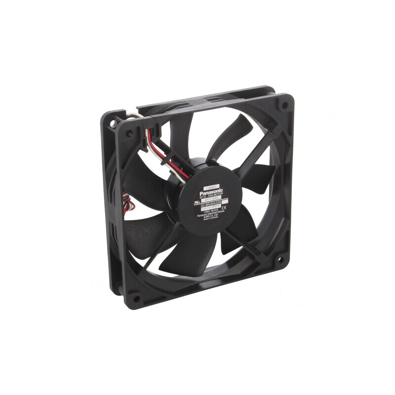 Ventilator axial 12V 120x120mm 114m3/h 30dBA cu bilă | Electronic-mag.ro | Componente Electronice