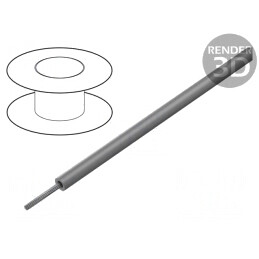 Cablu HookUp Wire 22AWG PVC Gri 600V 30.5m | Electronic-mag.ro | Componente Electronice