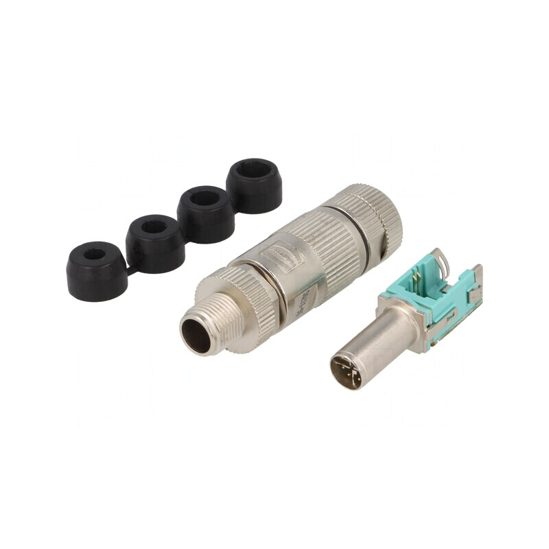 Mufă M12 PIN 8 tată X-ProfiNET preLink | Electronic-mag.ro | Componente Electronice