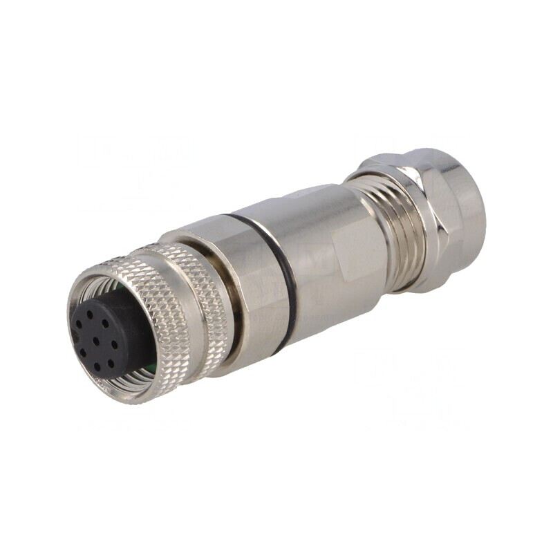 Mufă M12 Mamă 8 PIN IP67 pentru DeviceNet / CANopen | Electronic-mag.ro | Componente Electronice