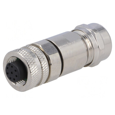 Mufă M12 8-PIN mamă IP67 pe cablu DeviceNet/CANopen | Electronic-mag.ro | Componente Electronice