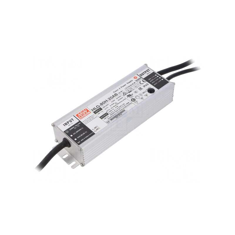 Alimentator LED 80W 20VDC 2,4-4A IP65 | Electronic-mag.ro | Componente Electronice