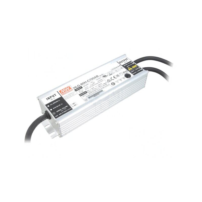 Alimentator LED 90,3W 84-129VDC 420-700mA IP65 | Electronic-mag.ro | Componente Electronice