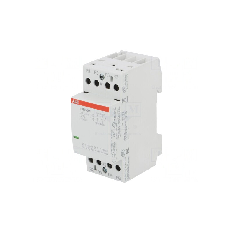 Contactor 4P 25A 230V AC/DC | Electronic-mag.ro | Componente Electronice