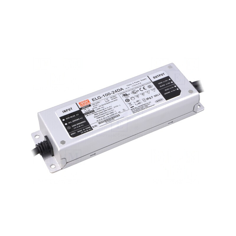 Alimentator LED DALI 100W 24V 4A | Electronic-mag.ro | Componente Electronice