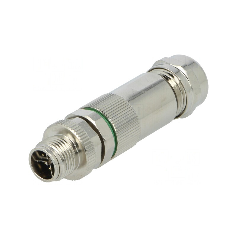 Mufă M12 8-Pin Profinet IP67 48V | Electronic-mag.ro | Componente Electronice