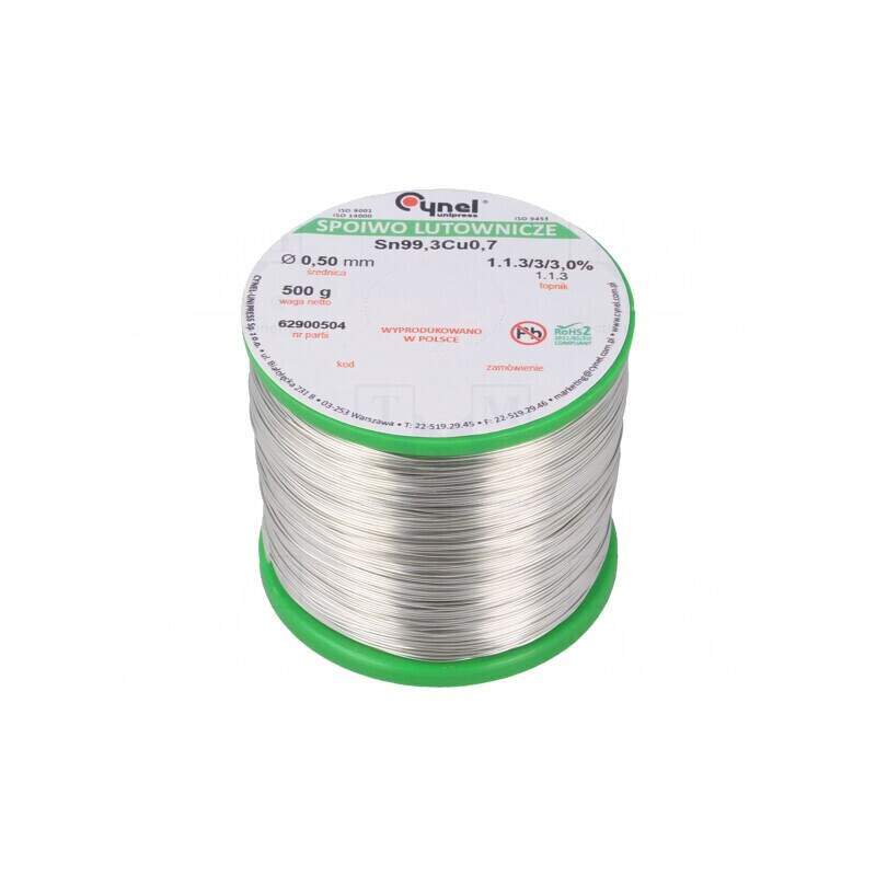 Sârmă de lipit fără plumb 500g 500um bobină | Electronic-mag.ro | Componente Electronice