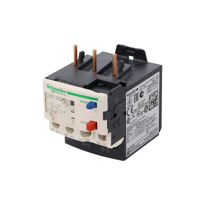 Releu termic TeSys D cu cleme șurub 1-1,6A | Electronic-mag.ro | Componente Electronice