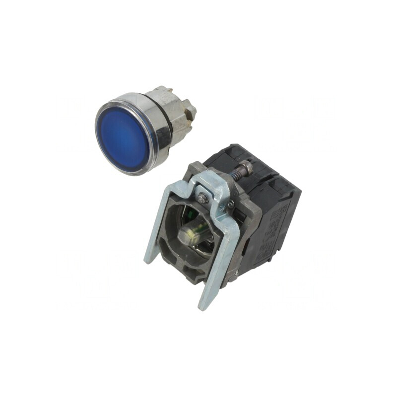Comutator apăsare 22mm 1NC/NO XB4BW36M5 | Electronic-mag.ro | Componente Electronice