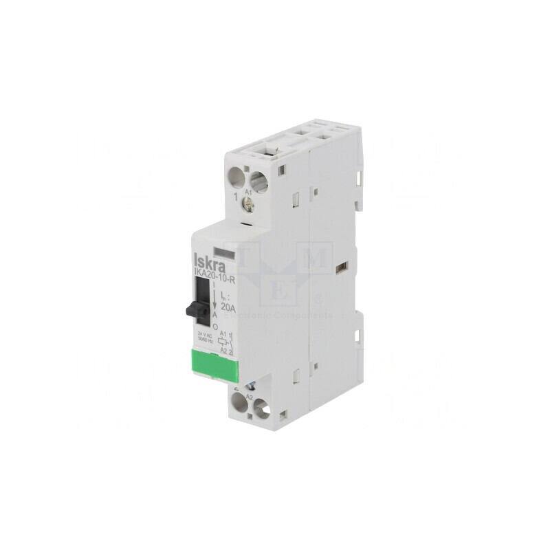 Contactor 1-Pol 20A 24VAC NO pentru Șină DIN | Electronic-mag.ro | Componente Electronice