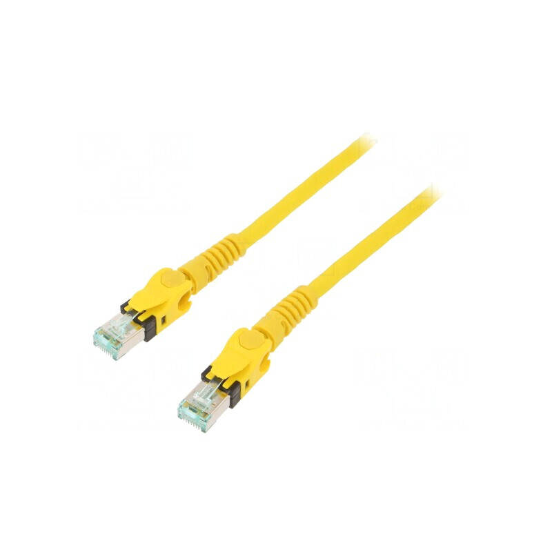 Patch Cord S/FTP 6a Cu 5m Galben | Electronic-mag.ro | Componente Electronice