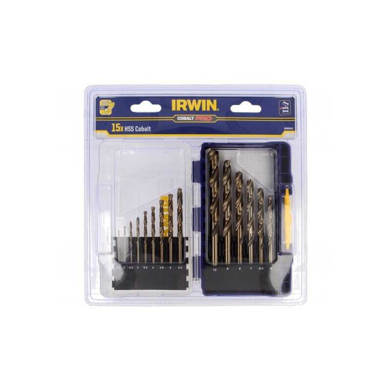 Set Burghie Metal HSS-Co 15 Bucăți | Electronic-mag.ro | Componente Electronice