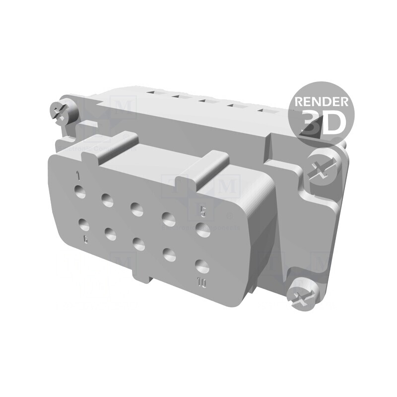 Conector HDC Inserturi Contact Mamă Han ESS 10 10 PE | Electronic-mag.ro | Componente Electronice