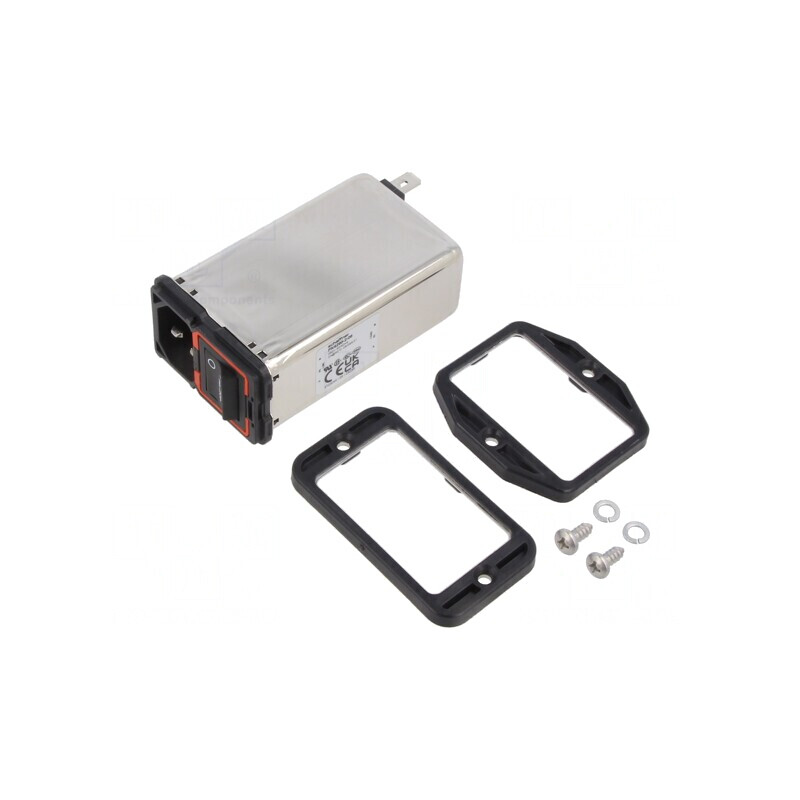 Conector Alimentare AC Soclu Tată 2A 250VAC | Electronic-mag.ro | Componente Electronice