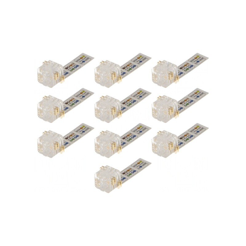 Bloc de Montare PIN 8 IDC 26-27AWG preLink 10 buc. | Electronic-mag.ro | Componente Electronice