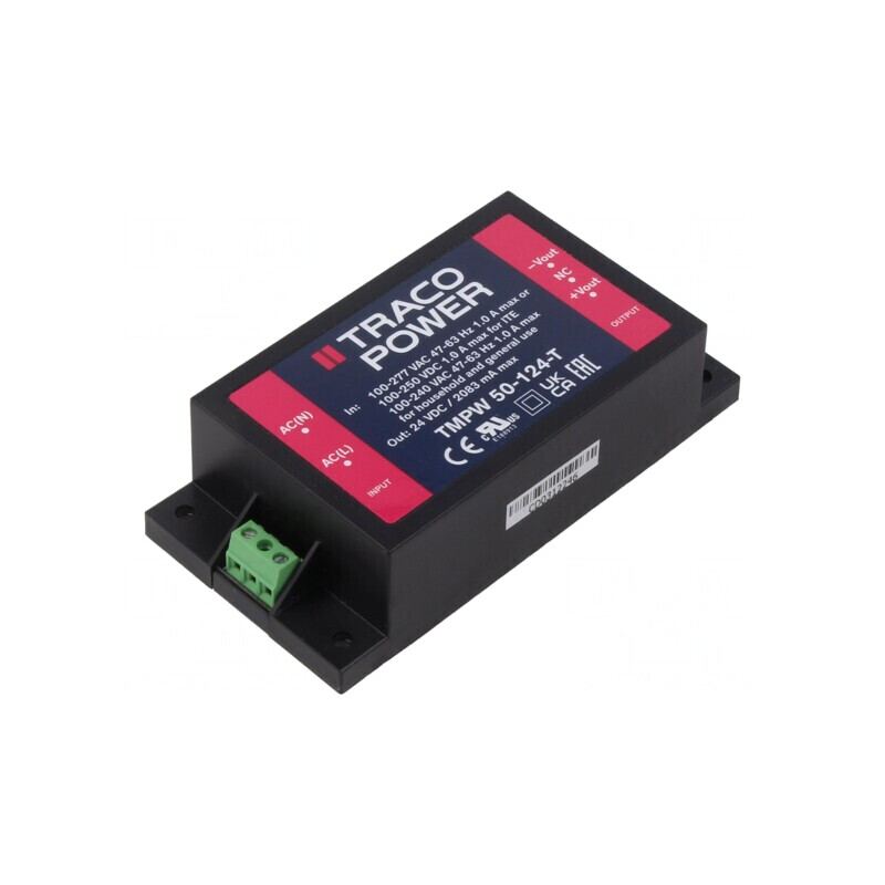 Alimentator Încastrabil 50W 24VDC | Electronic-mag.ro | Componente Electronice