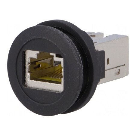 Soclu RJ45 Ø22mm negru Harmony XB5 | Electronic-mag.ro | Componente Electronice