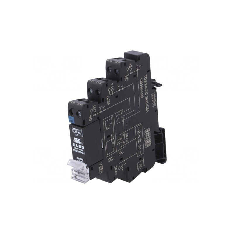 Releu intermediar SPST-NO 24V 5A | Electronic-mag.ro | Componente Electronice