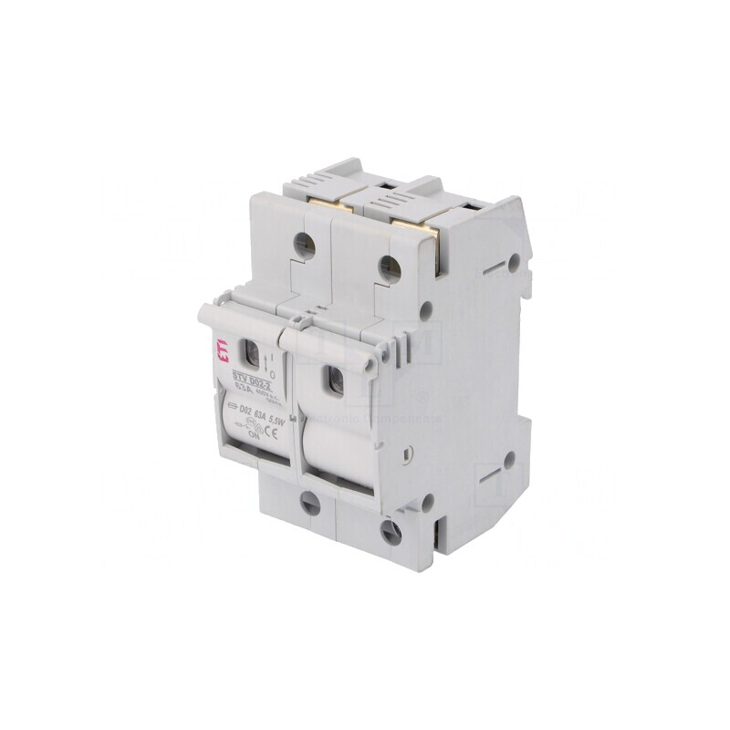 Separator cu Fuzibil D02 pentru Șină DIN 63A 230/400VAC | Electronic-mag.ro | Componente Electronice Separator cu Fuzibil D02 pentru Șină DIN 63A 230/400VAC | Electronic-mag.ro | Componente Electronice