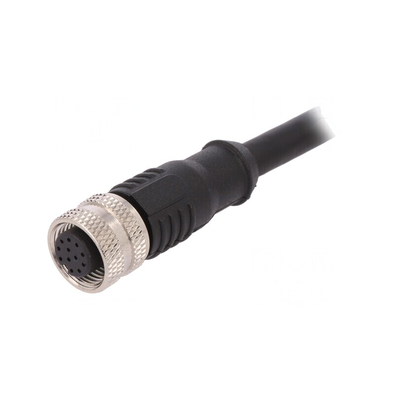 Mufă M12 12 PIN mamă IP67 30V 1,5A | Electronic-mag.ro | Componente Electronice
