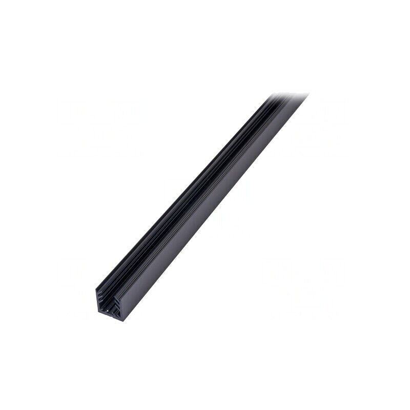 Radiator extrudat negru KL-202/1000/SW pentru TO220, TO247, TO218 | Electronic-mag.ro | Componente Electronice