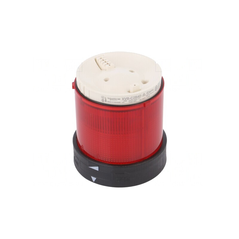 Semnalizator LED roșie 24V IP65 Ø70mm | Electronic-mag.ro | Componente Electronice