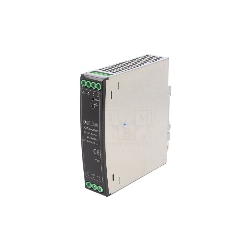 Alimentator Pulsatoriu DIN 75W 24V 3.2A | Electronic-mag.ro | Componente Electronice