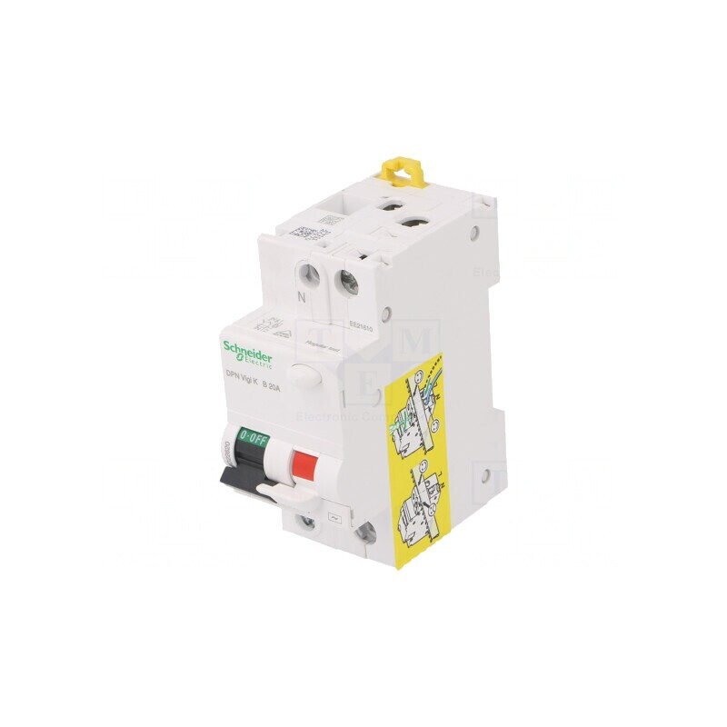 RCBO 20A 30mA 1P+N 230/400V | Electronic-mag.ro | Componente Electronice
