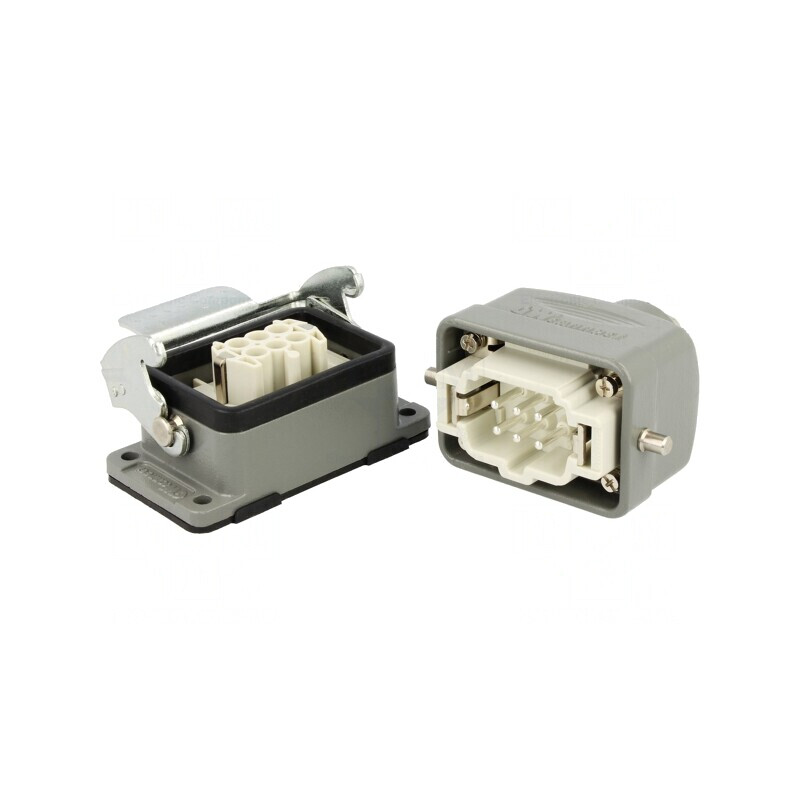 Conector HDC Tată Mamă S-E 6P 6B Drept | Electronic-mag.ro | Componente Electronice