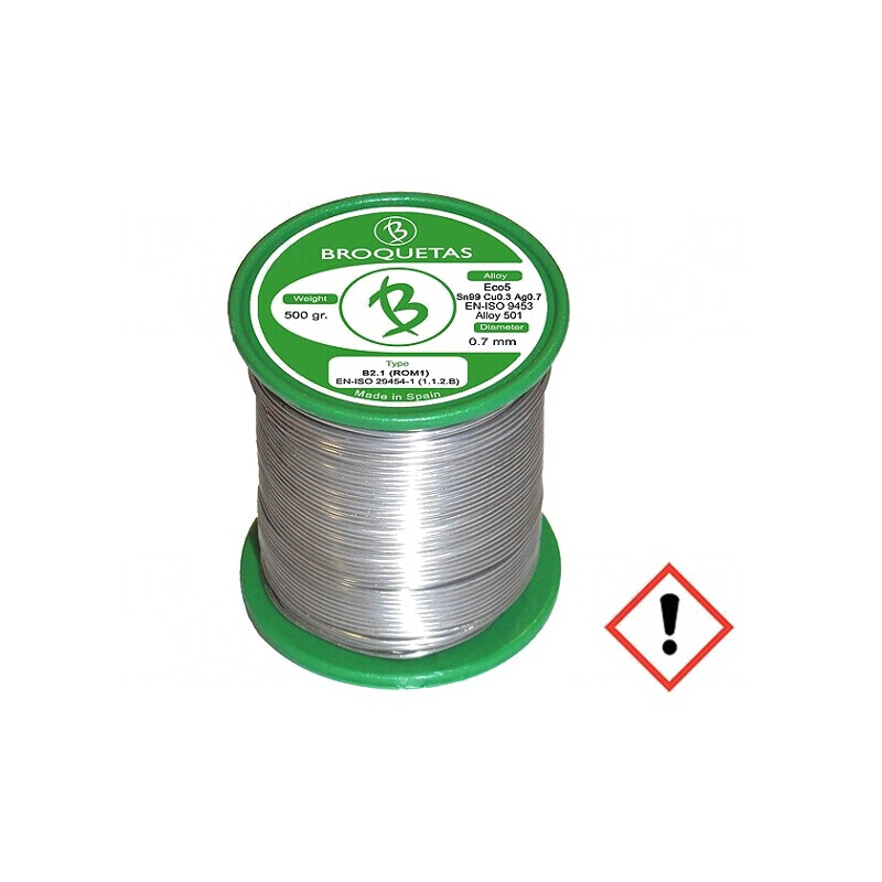Sârmă de lipit fără plumb 0,7mm 0,5kg | Electronic-mag.ro | Componente Electronice