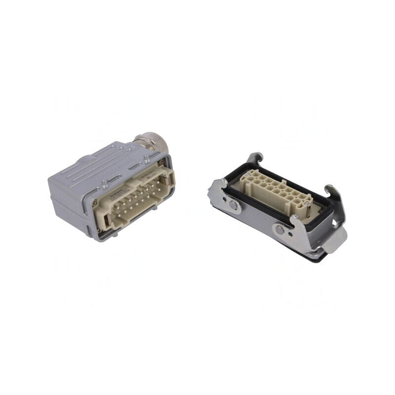 Conector HDC Tată-Mamă 16P E16 | Electronic-mag.ro | Componente Electronice