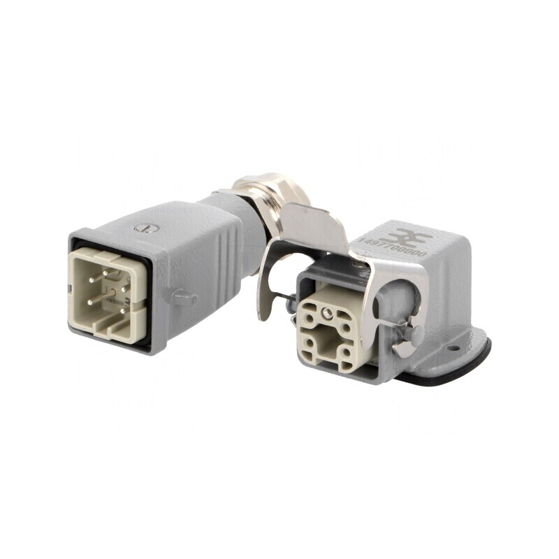 Set Conector HDC Tată-Mamă Soclu-Mufă 5 PIN | Electronic-mag.ro | Componente Electronice