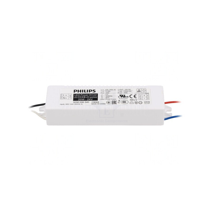 Driver LED 20W 24V 100-240V AC | Electronic-mag.ro | Componente Electronice