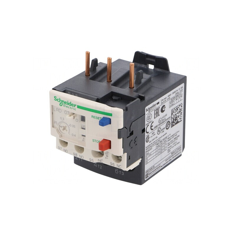 Releu Termic TeSys D cu Șuruburi 0,25-0,4A LRD03 | Electronic-mag.ro | Componente Electronice Releu Termic TeSys D cu Șuruburi 0,25-0,4A LRD03 | Electronic-mag.ro | Componente Electronice