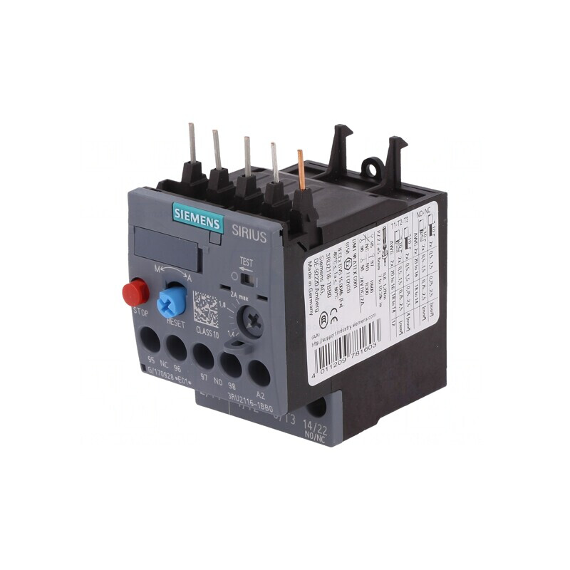 Releu termic 3RT20 S00 cleme șurub 3RU2116-1BB0 | Electronic-mag.ro | Componente Electronice