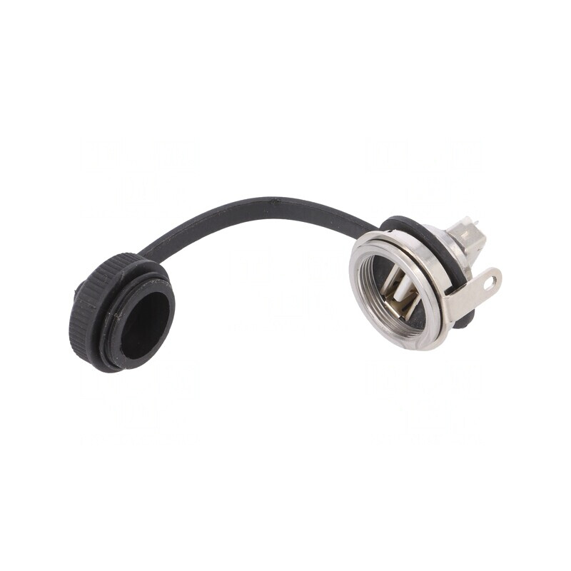 Soclu USB A pentru montare pe panou IP54 | Electronic-mag.ro | Componente Electronice