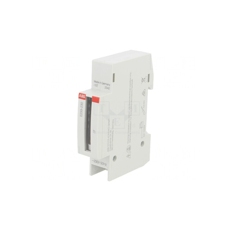 Contor pentru şină DIN 17,5x85x58mm 50Hz | Electronic-mag.ro | Componente Electronice