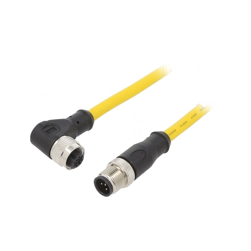 Cablu de conectare M12 5 pini 10m IP68 PVC 250V 4A | Electronic-mag.ro | Componente Electronice Cablu de conectare M12 5 pini 10m IP68 PVC 250V 4A | Electronic-mag.ro | Componente Electronice