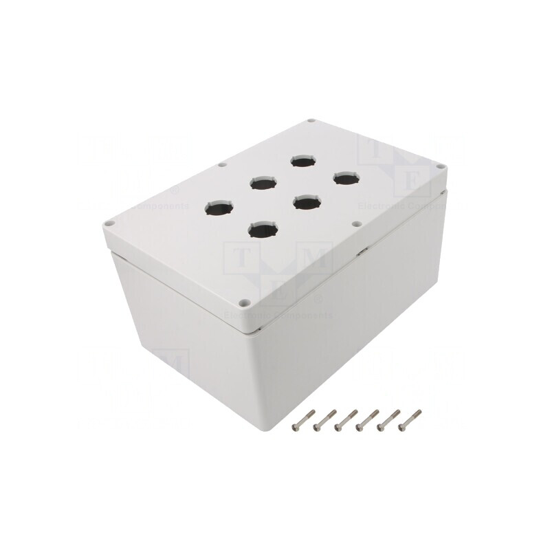 Carcasă pentru pilot IP66 UL94-5V 160x240x120mm | Electronic-mag.ro | Componente Electronice