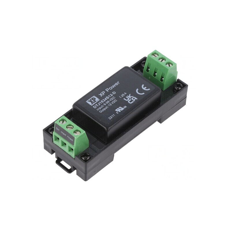 Convertor DC/DC 15W 9-36V la 12V 1,25A 330kHz | Electronic-mag.ro | Componente Electronice