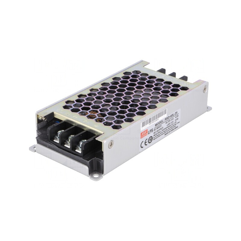 Convertor DC/DC 60W 18-72V la 24V 2.5A | Electronic-mag.ro | Componente Electronice