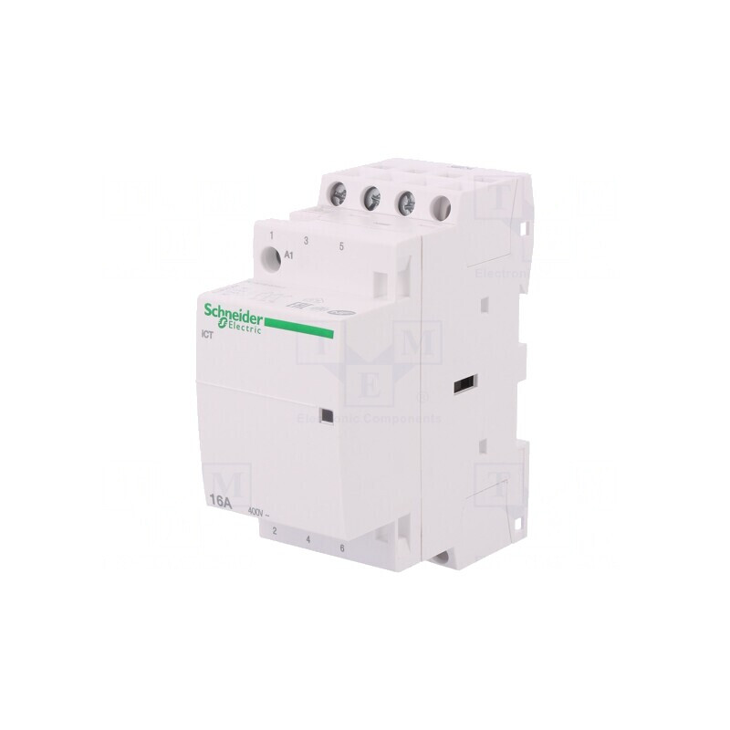 Contactor 3-poli 16A 230-240VAC NO IP20 | Electronic-mag.ro | Componente Electronice