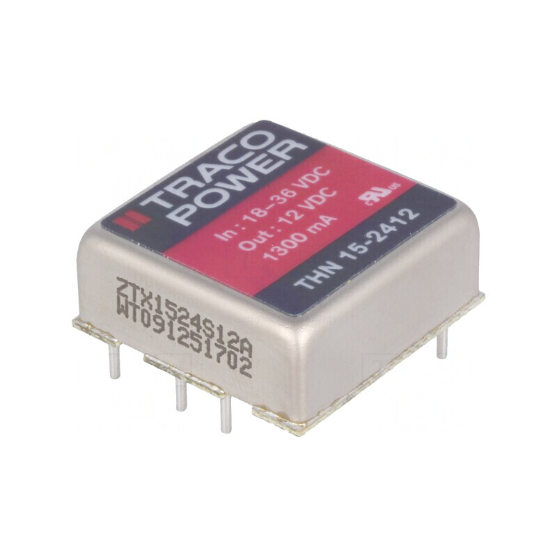 Convertor DC/DC 15W 18-36V la 12V 1300mA | Electronic-mag.ro | Componente Electronice
