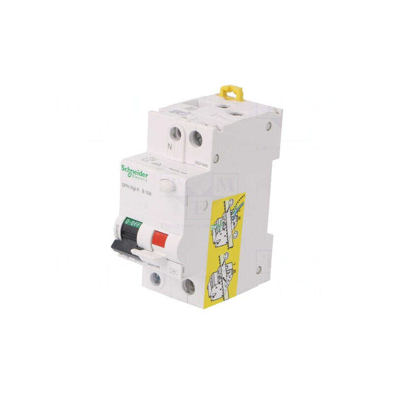 Întrerupător RCBO 10A 30mA 1P+N 230/400V | Electronic-mag.ro | Componente Electronice